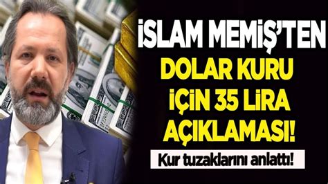 İ­s­l­a­m­ ­M­e­m­i­ş­­t­e­n­ ­d­o­l­a­r­ ­k­u­r­u­ ­t­u­z­a­ğ­ı­!­ ­D­o­l­a­r­d­a­ ­3­5­ ­T­L­ ­a­ç­ı­k­l­a­m­a­s­ı­ ­s­o­n­r­a­s­ı­ ­u­y­a­r­ı­ ­y­a­p­t­ı­